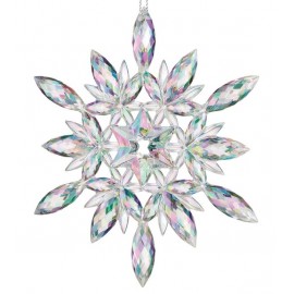 Iridescent Clear Snowflake